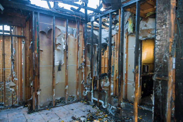 Professional Emergency Fire Cleanup technician working in Duncan, OK